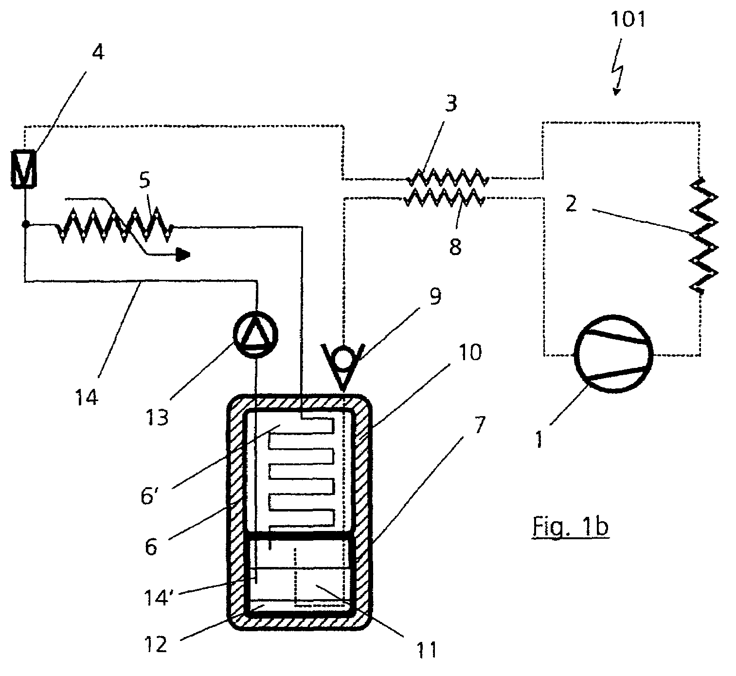 Air-conditioning installation, especially for motor vehicles