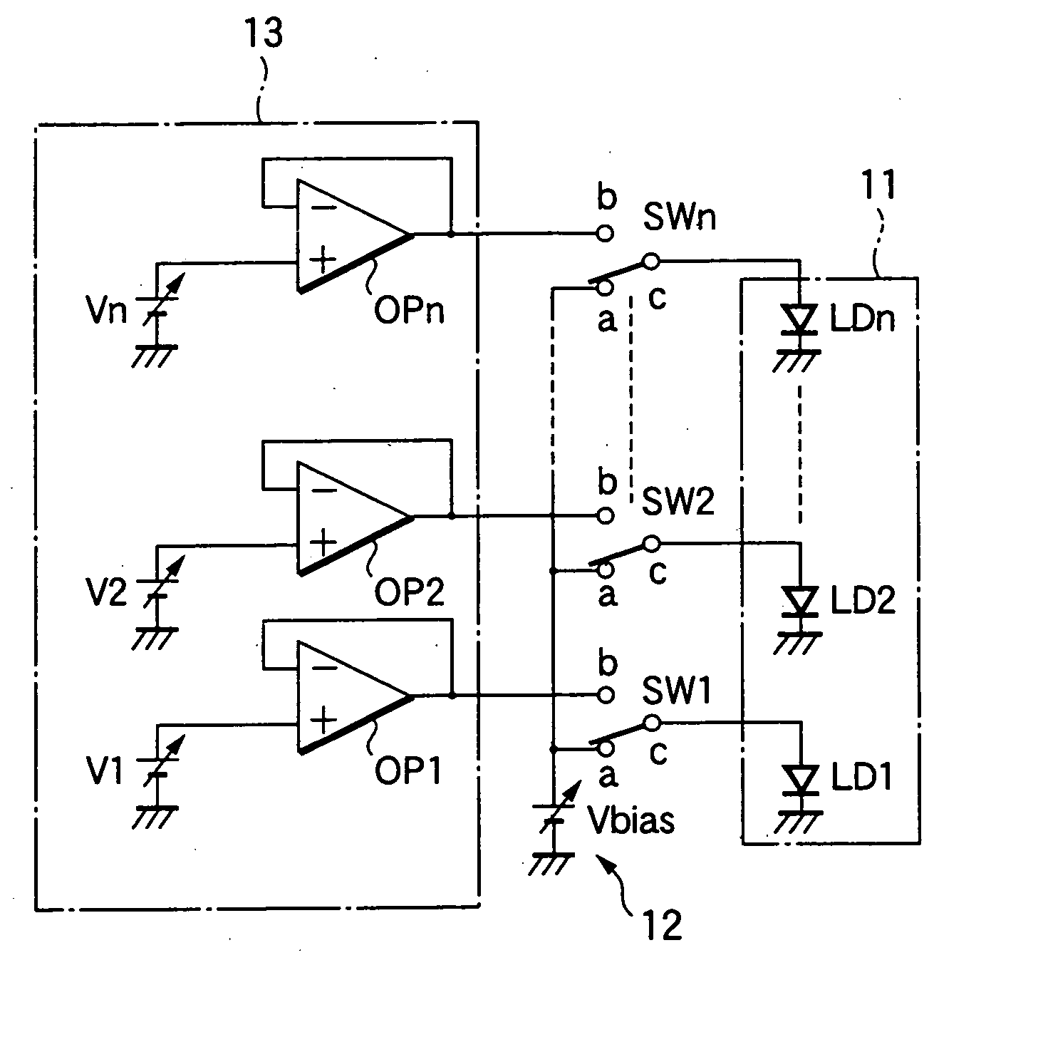 Apparatus for driving light emitting element and system for driving light emitting element