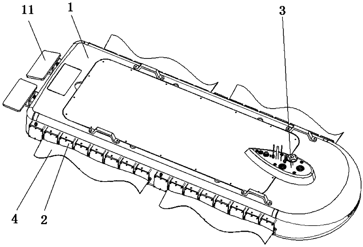 Multi-fin Torsional Wave Underwater robot