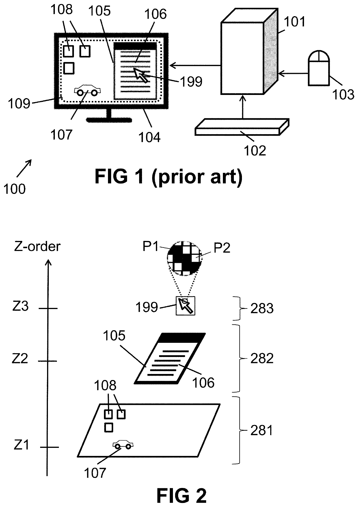 Method, device and computer program for overlaying a graphical image