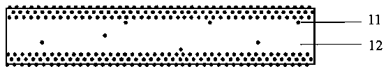 Anti-blocking PVB (Polyvinyl Butyral) rubber sheet with long-term isolating membrane-free protection at temperature greater than 10 DEG C and preparation method thereof