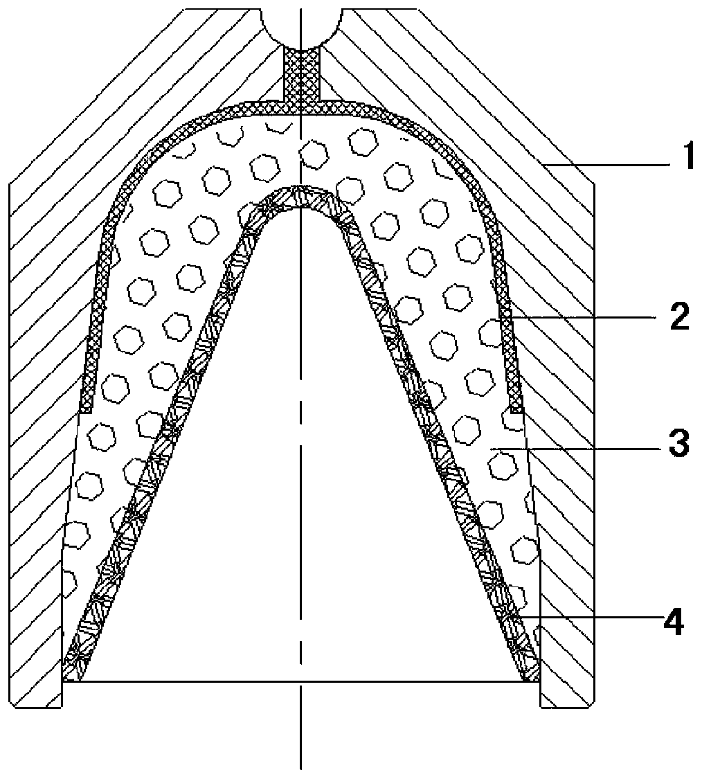 High performance double charge perforating charge