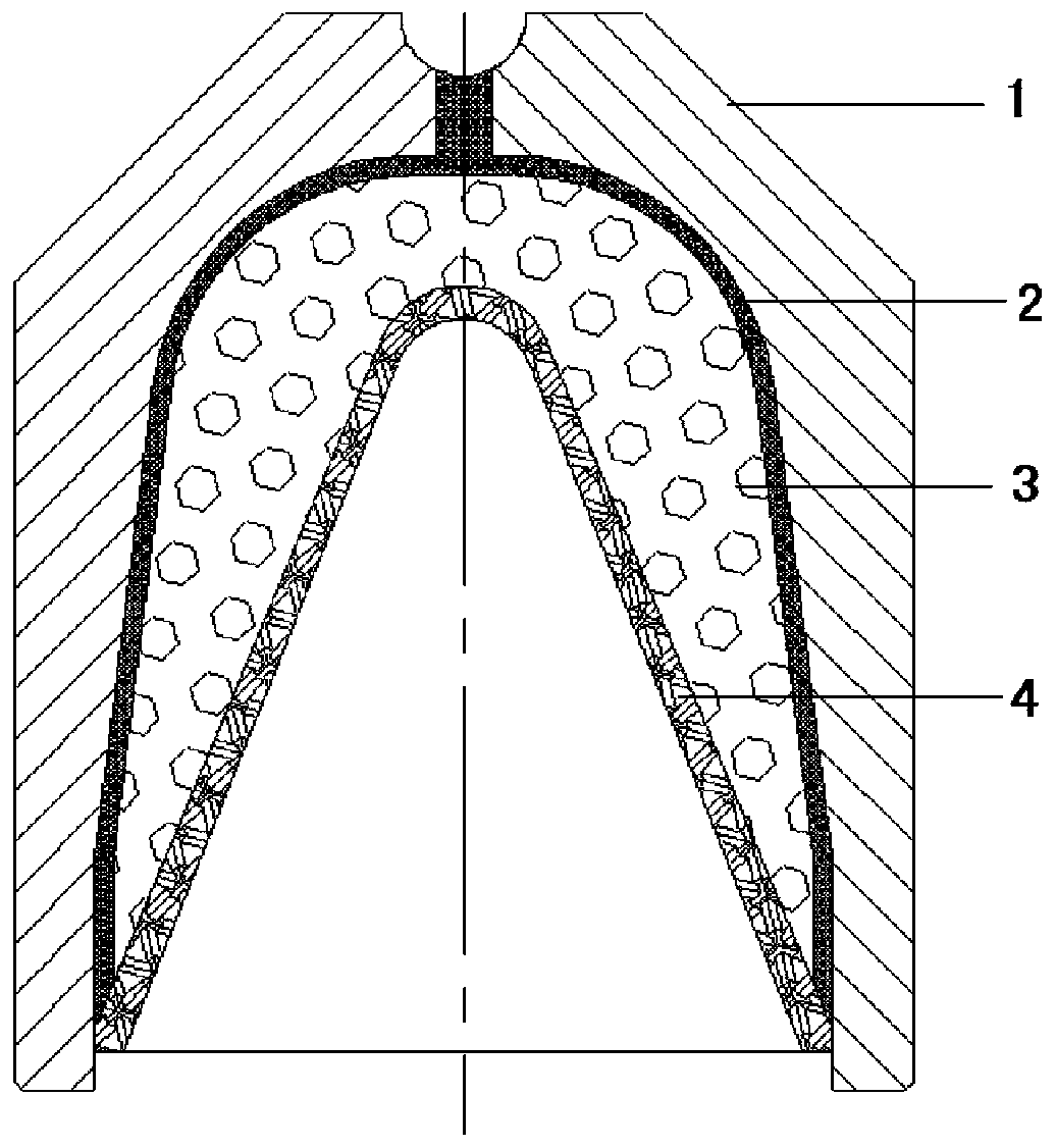 High performance double charge perforating charge