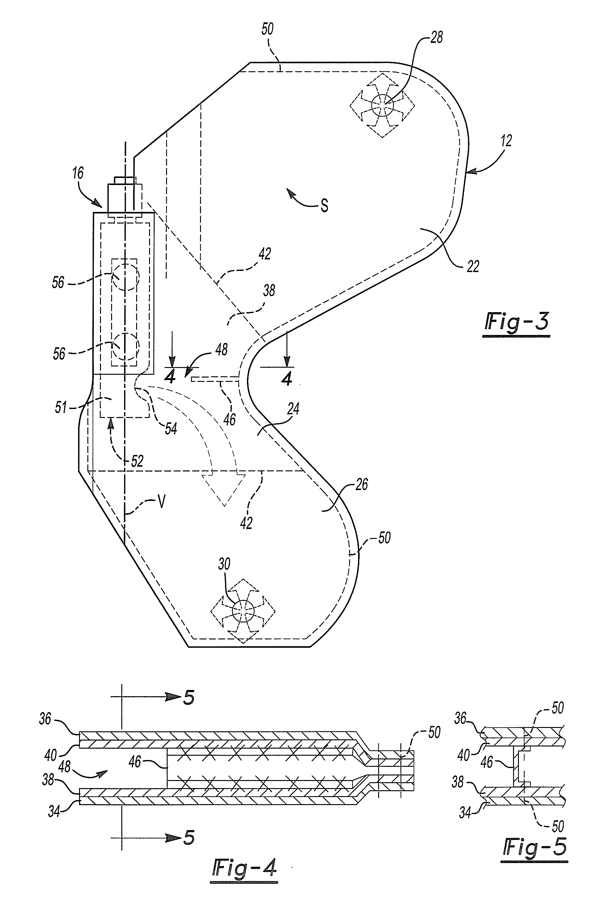 Contoured side impact airbag