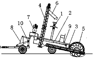 Soil raising fire extinguisher and fire extinguishing method