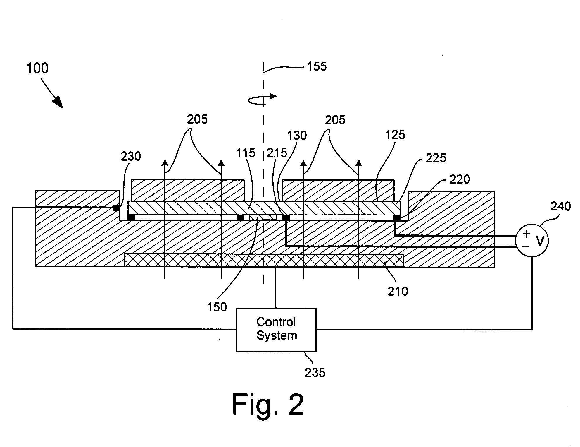 Embedded fluid mixing device using a homopolar motor