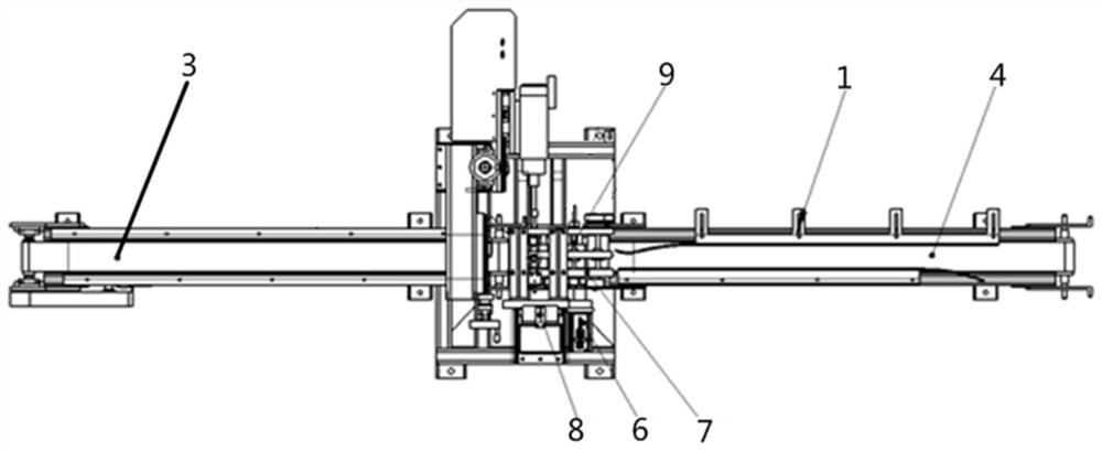 Pass-type two-side punching system