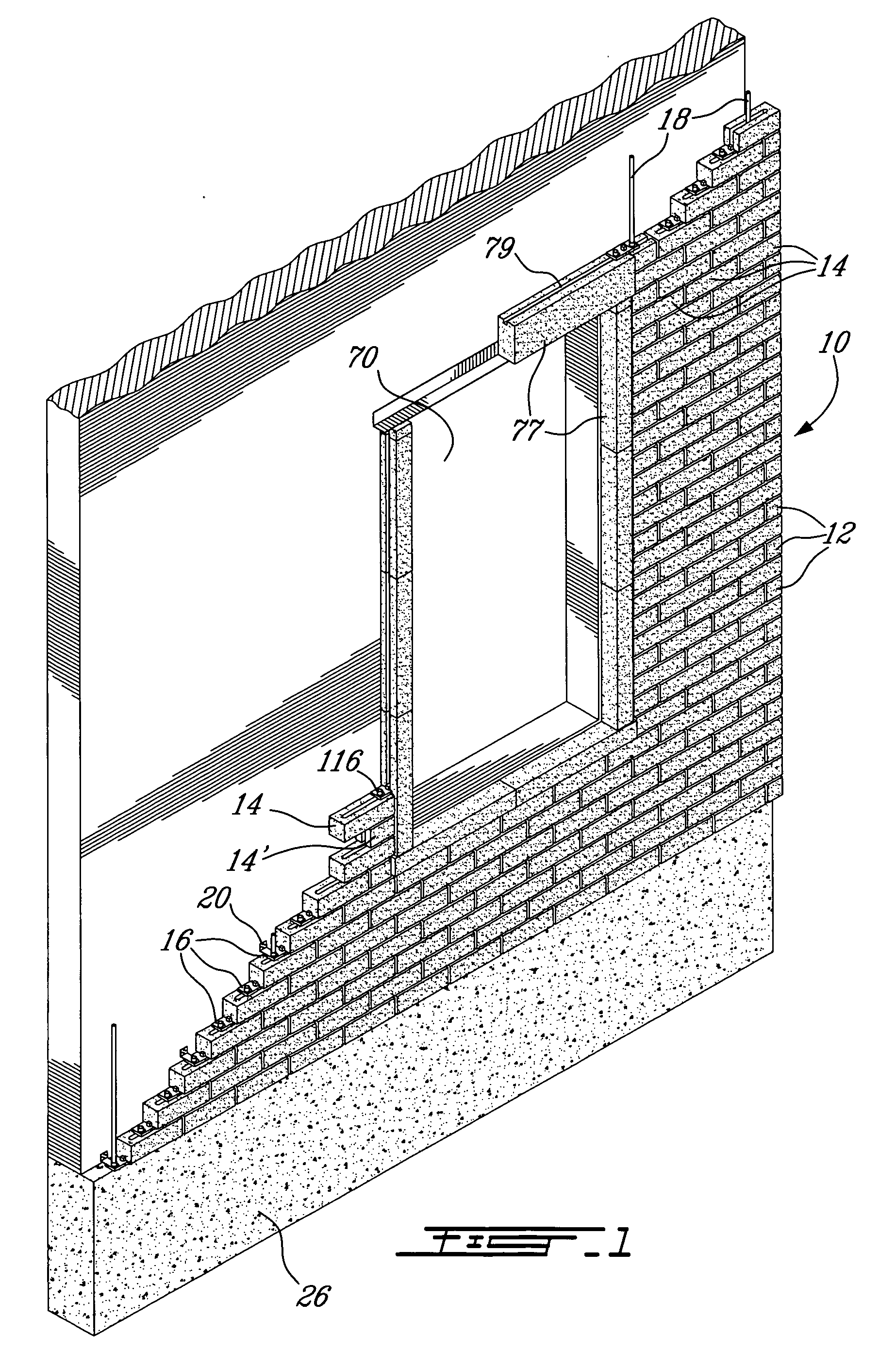 Method and implements for erecting walls including a plurality of wall components