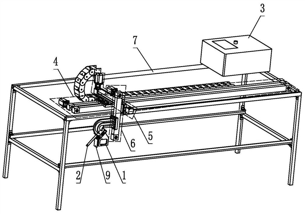 Welding seam tracking method for pressing roller welding