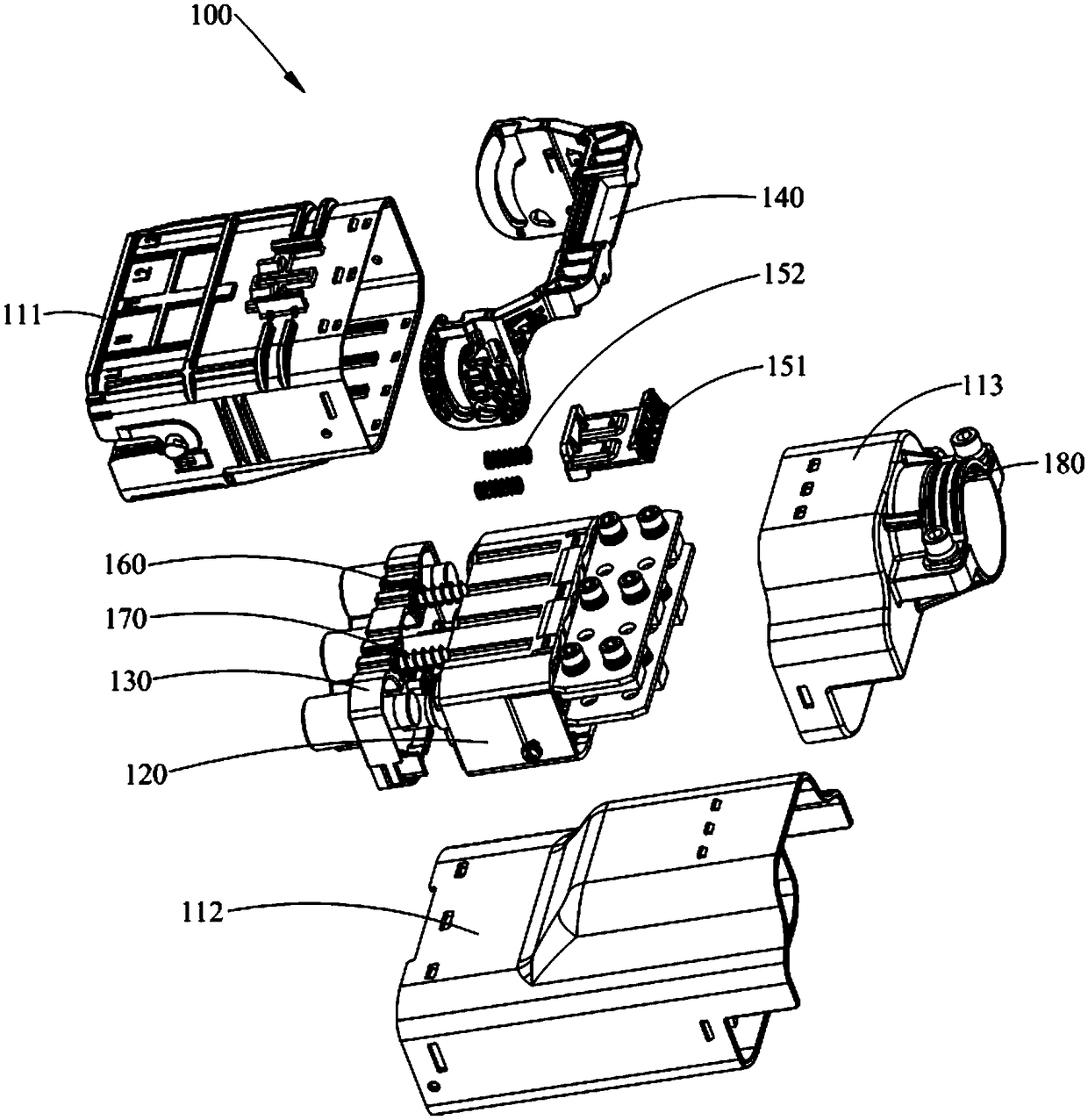 Electrical connector and movable plug-in module thereof