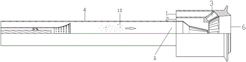 Pyrolysis fuel gas and air rapid mixing device