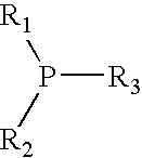 Bleaching and brightness stabilization of lignocellulosic materials with water-soluble phosphines or phosphonium compounds