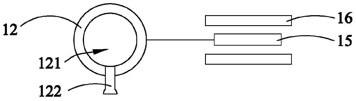 Flue gas desulfurizing tower based on Karman vortex street