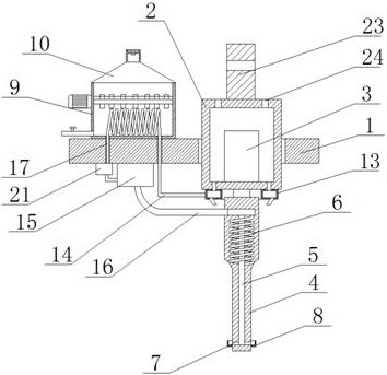 Cooling structure of ultrasonic welding head