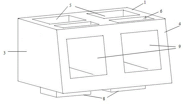 Construction method of plant-growing box-type retaining wall