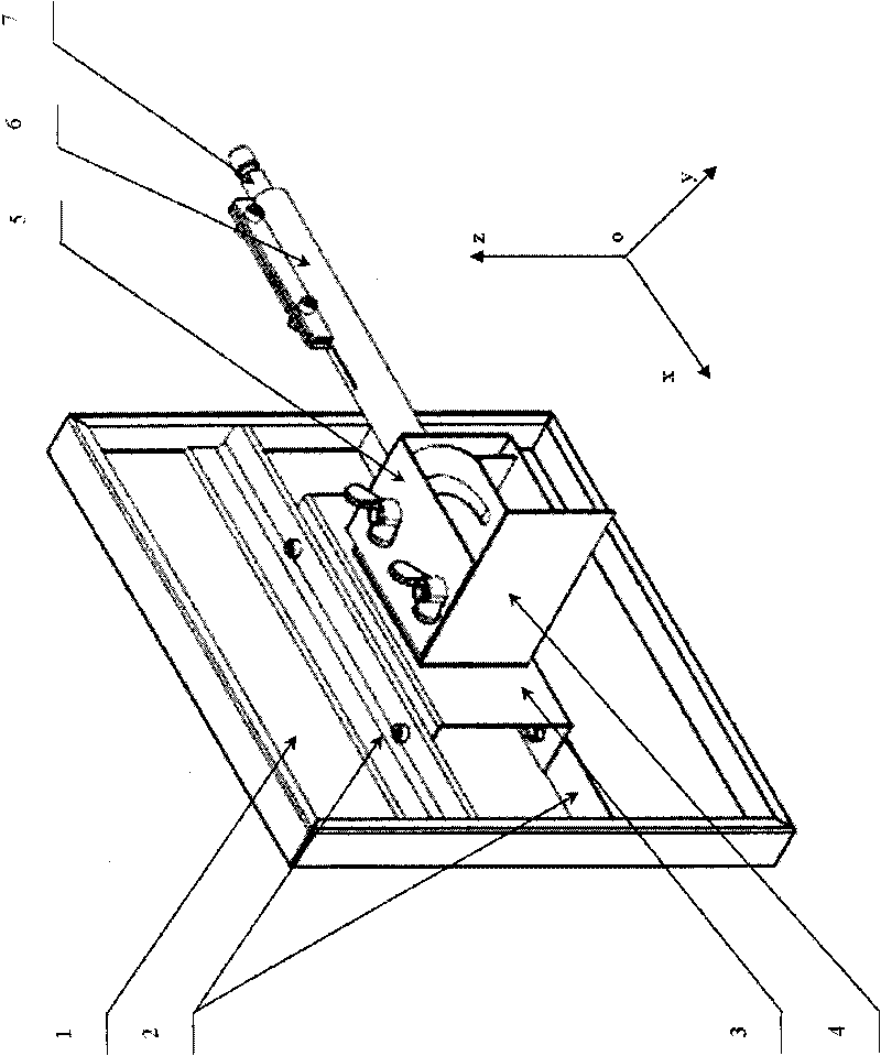 Three-freedom degree wheel positioning instrument target