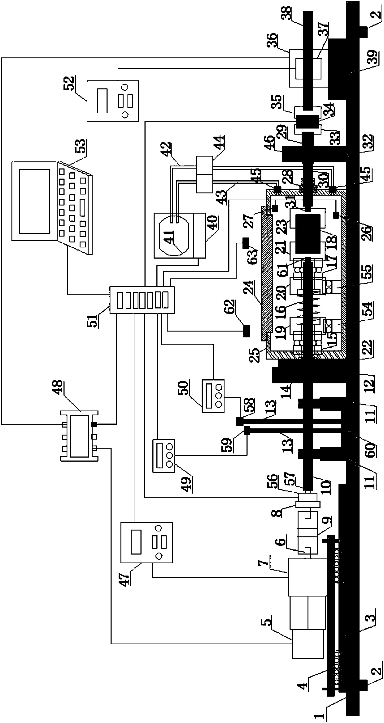 A test device for compressive torsional shear failure performance of asphalt mixture