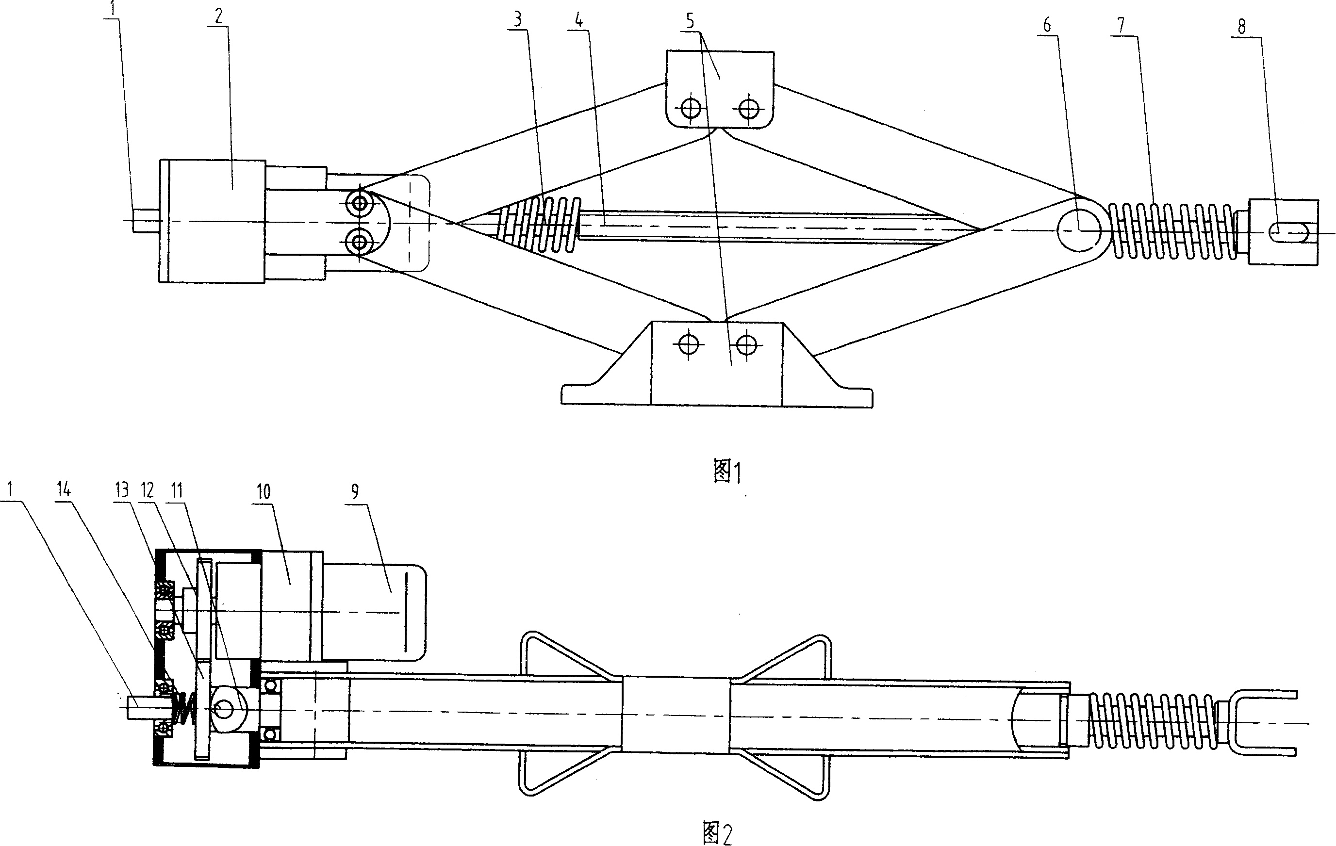 Electric and manual dual-purpose jack