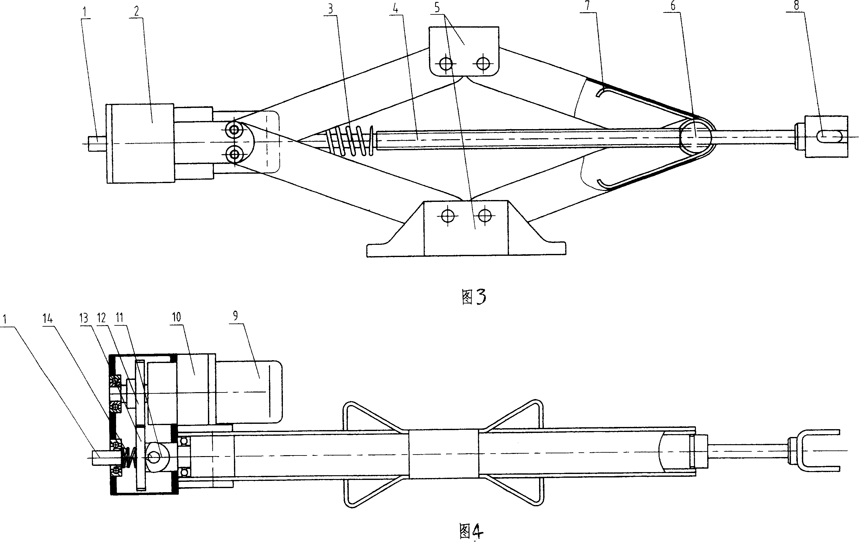 Electric and manual dual-purpose jack