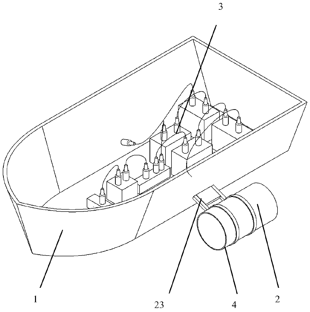 High-mobility ship propelling mechanism