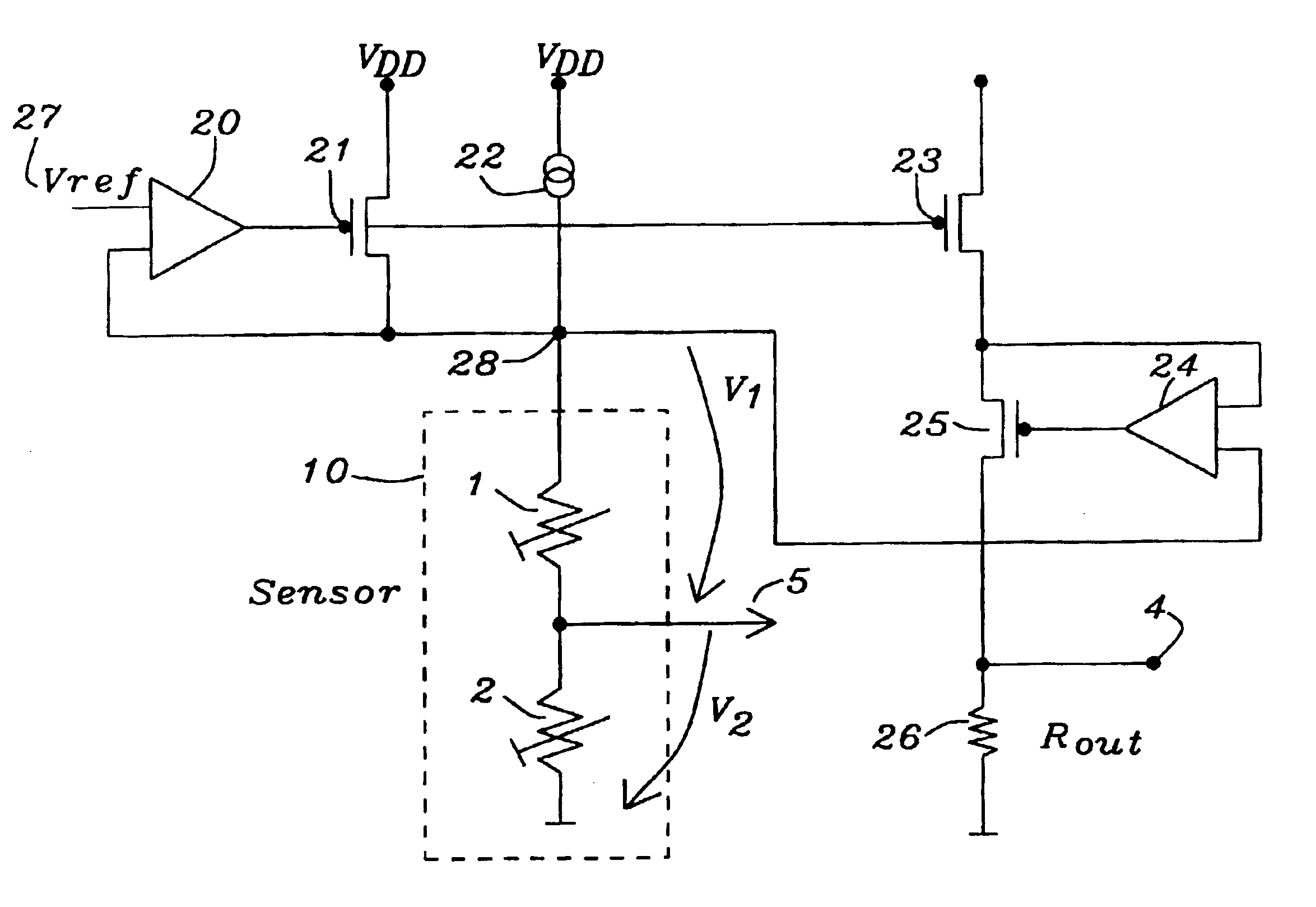 Sensor read out