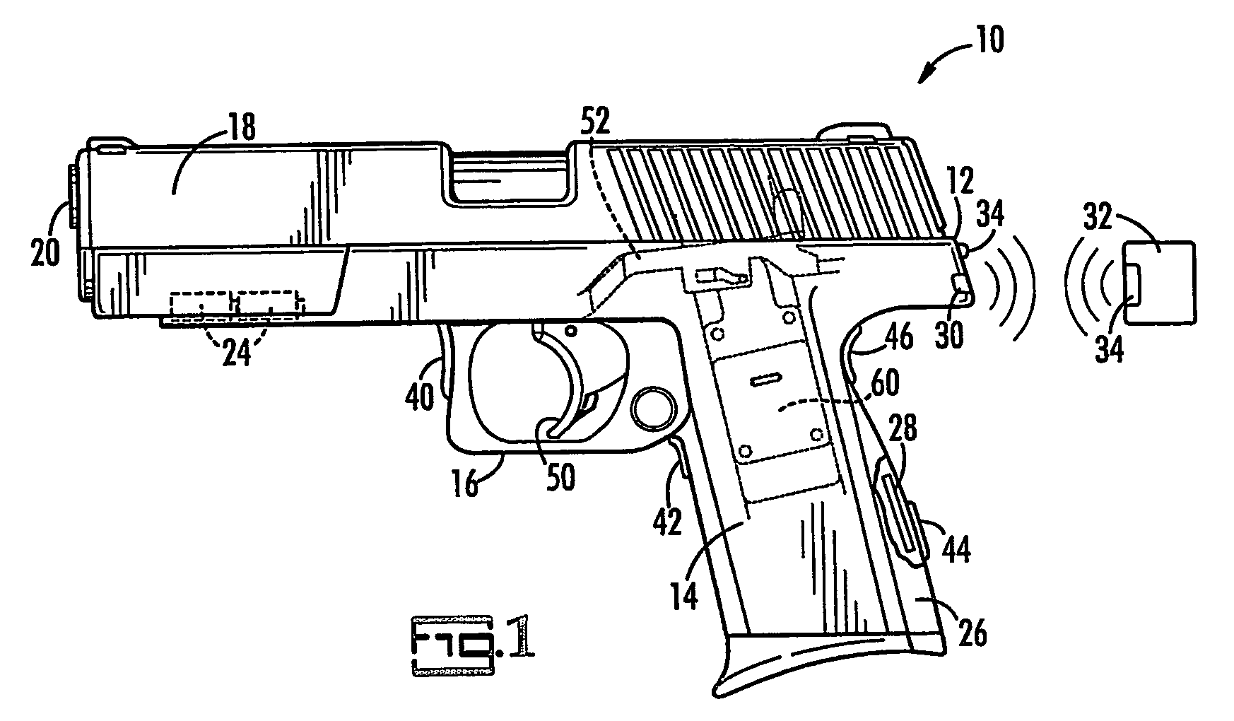 Firearm authorization system with piezo-electric disabler