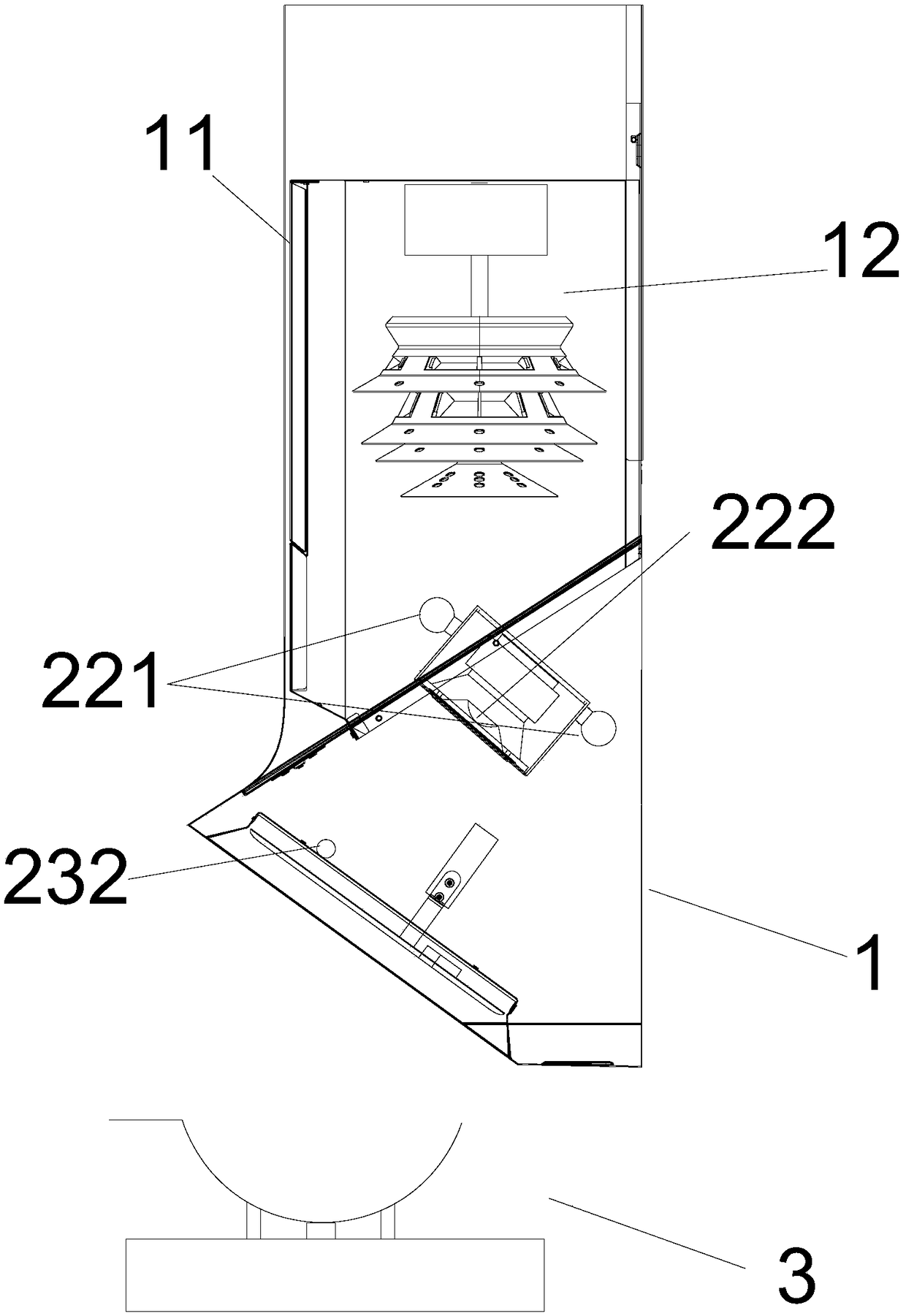 Kitchen ventilator with oil-smoke separation device and noise reduction device and noise reduction method