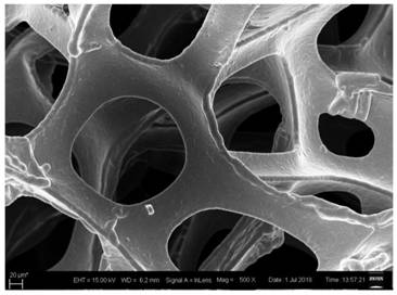 A kind of nickel foam supported zinc titanate/tourmaline photocatalytic material and preparation method thereof