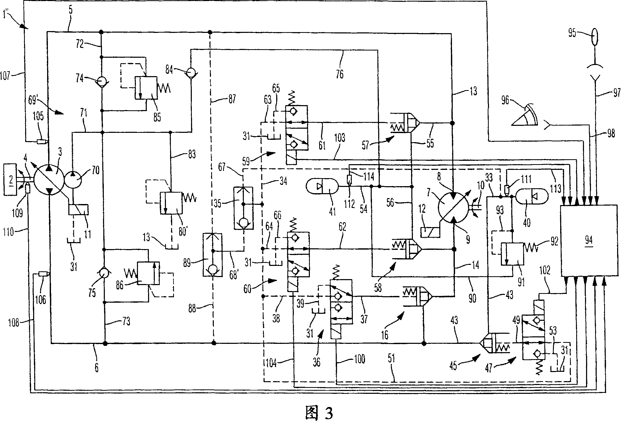 Method of controlling a hydrostatic drive