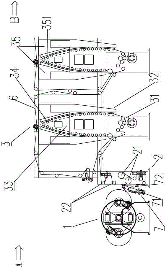 A wide-format high-speed wood grain paper printing machine