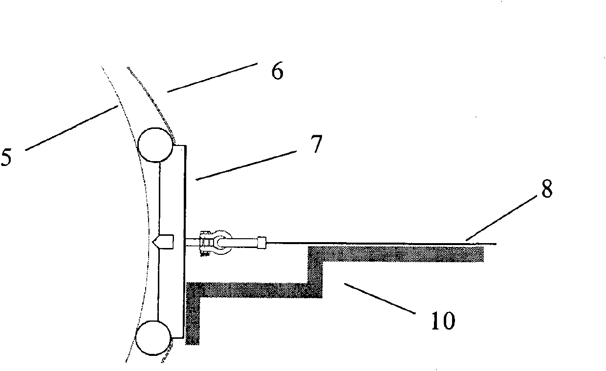 Adjustment process for coaxiality of pipe clamp