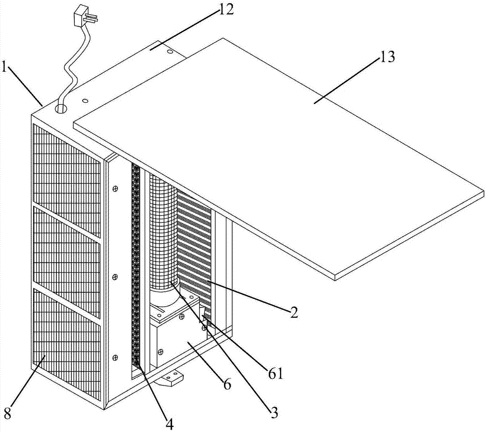 Wall-mounted air purifier