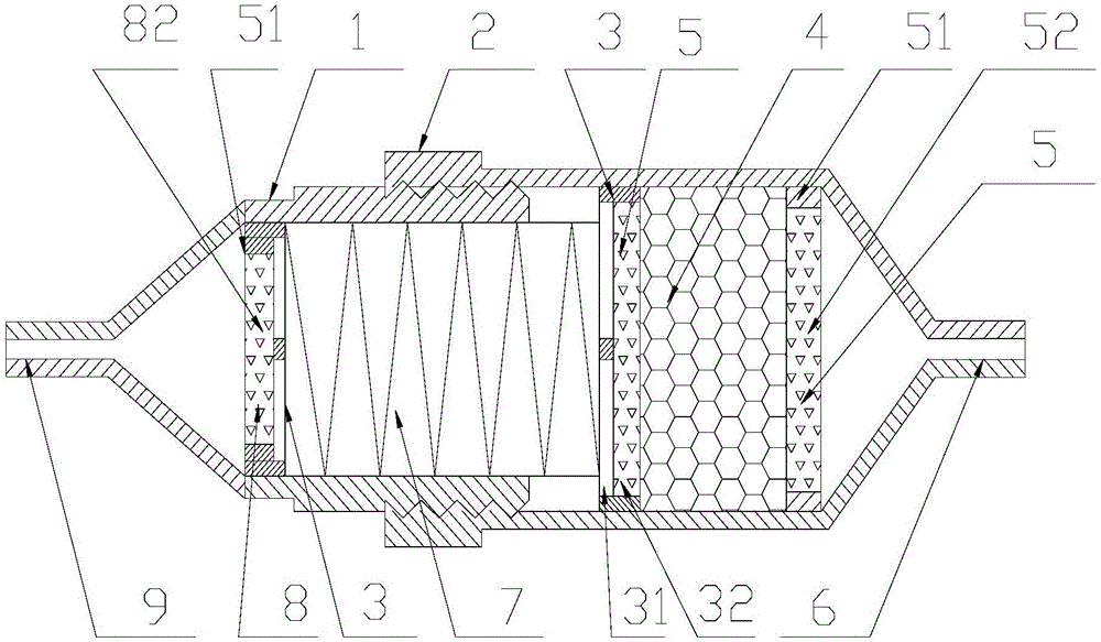 Detachable drying filter prevented from deformation