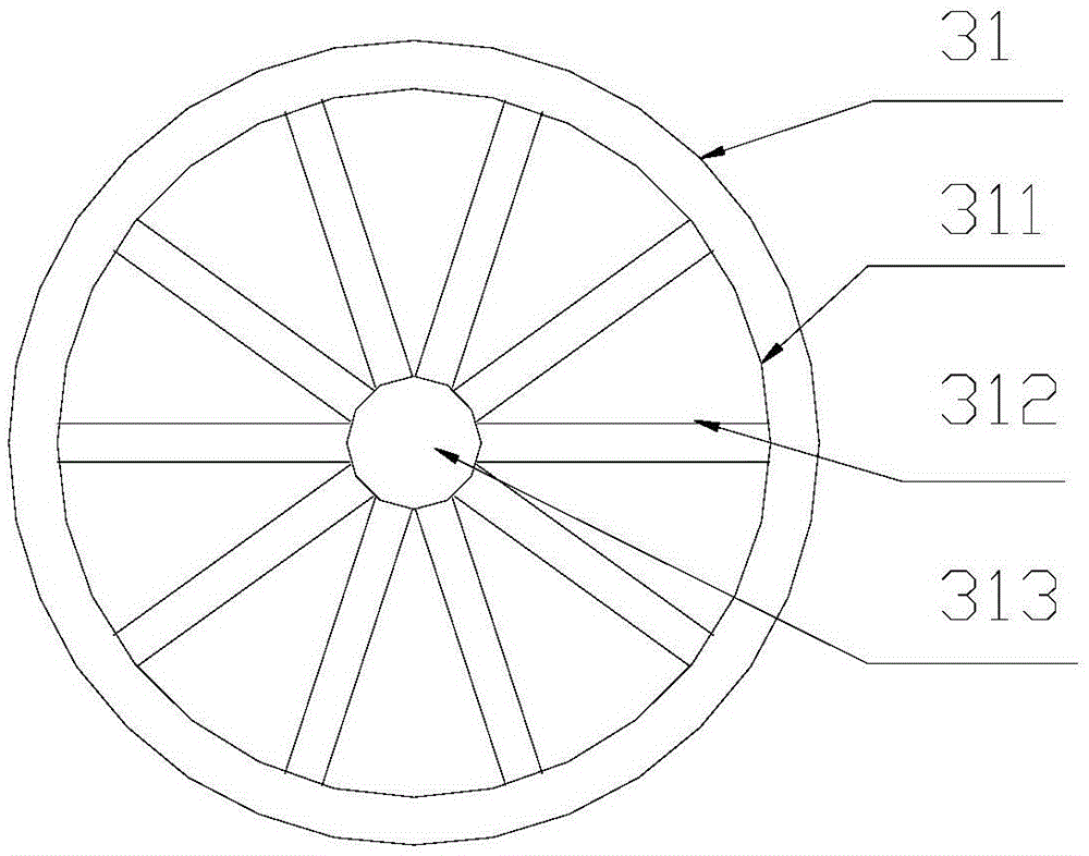 Detachable drying filter prevented from deformation