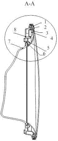 Washing machine door body, washing machine and clothes washing method