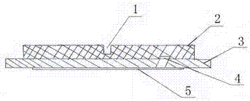 Environment-friendly high-efficiency automobile ceramic brake pad and production method thereof