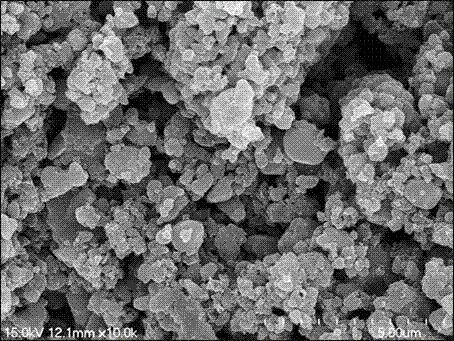 Method for producing iron lithium manganese phosphate composite positive electrode material used in lithium ion battery through carbon reduction