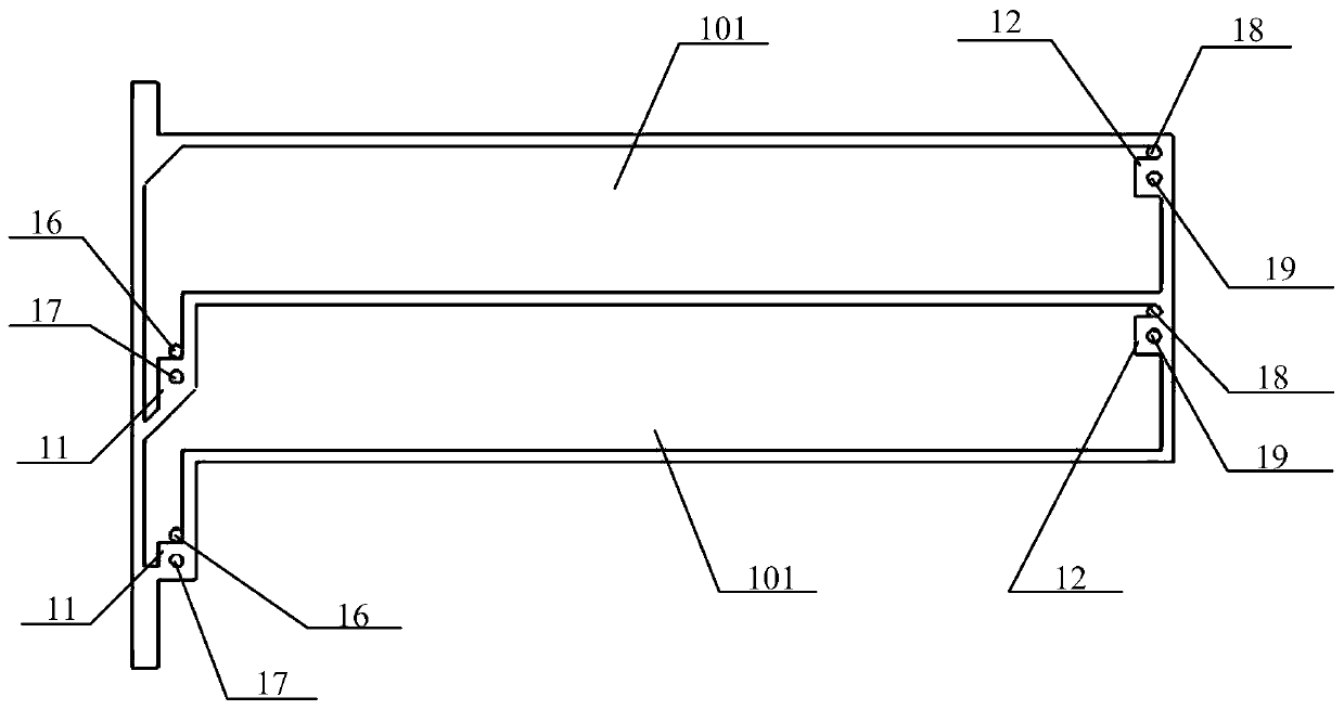 Heat superconducting plate and heat superconducting radiator