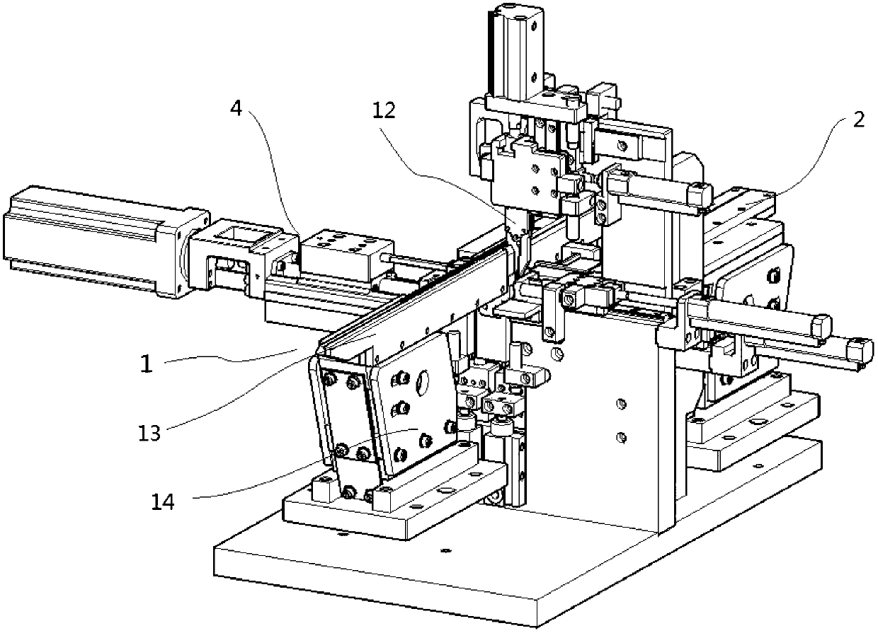 Automated assembly method of microswitch shrapnel and carrying-out device thereof