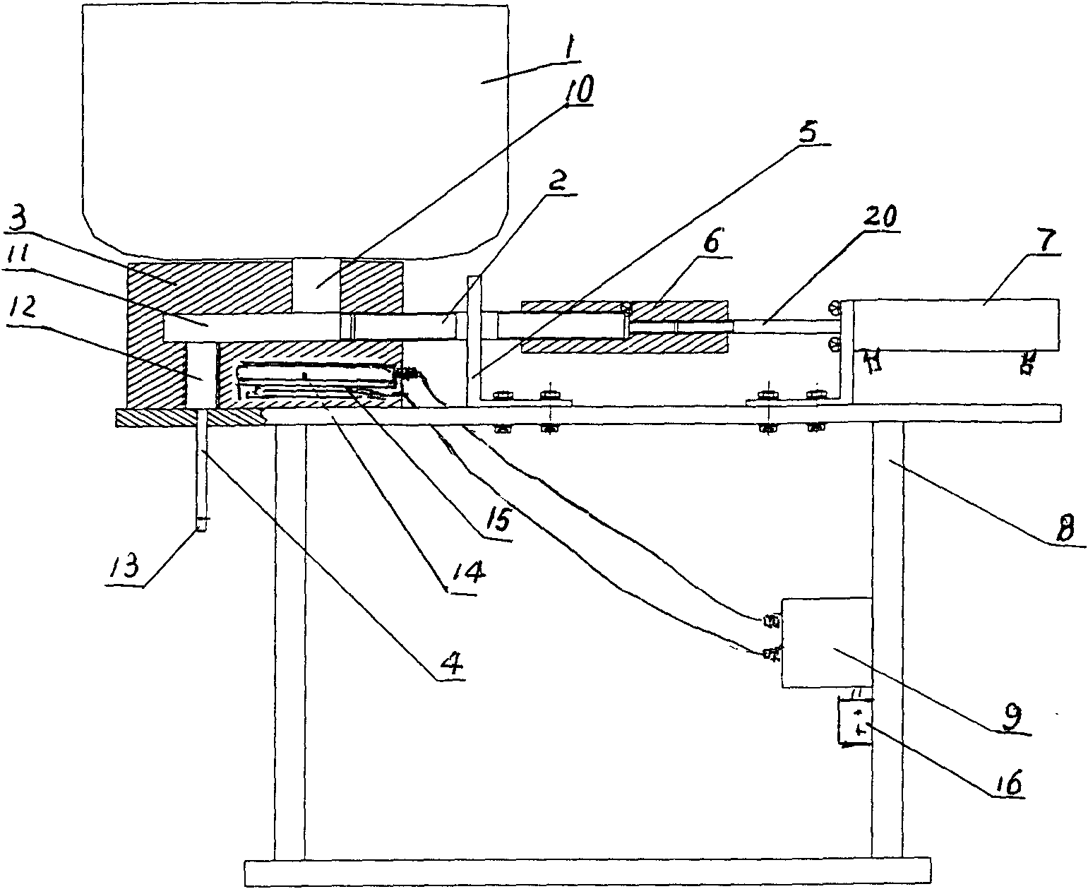 Blood separating gel filling machine