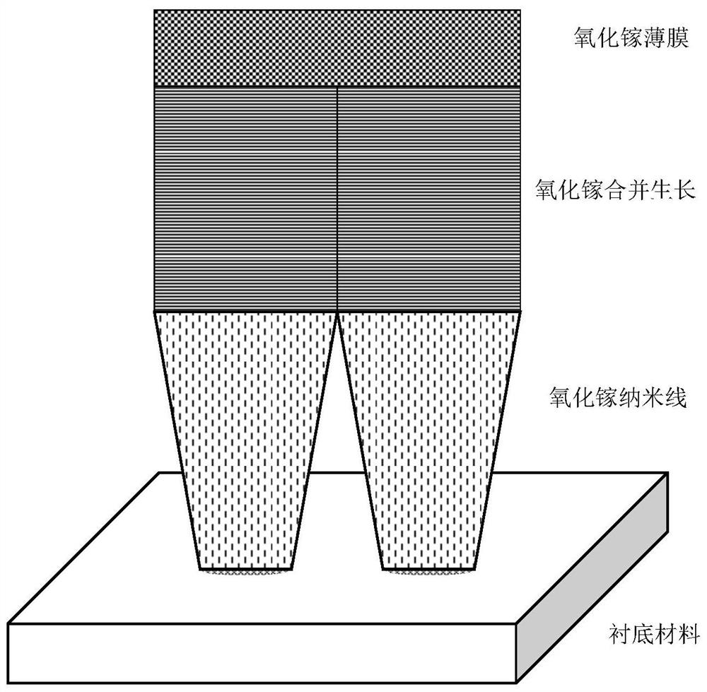 Gallium oxide film and heteroepitaxial growth method and application thereof