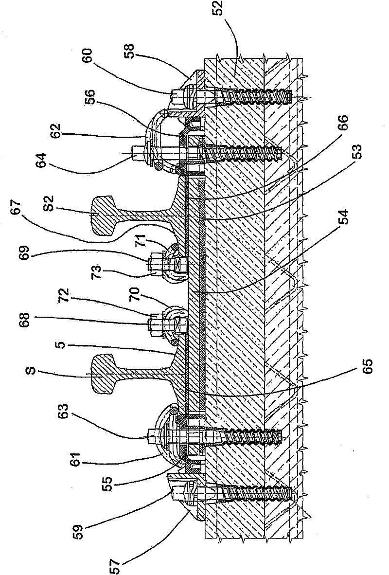 Steel rail mounting system