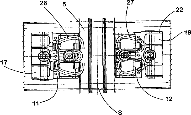 Steel rail mounting system