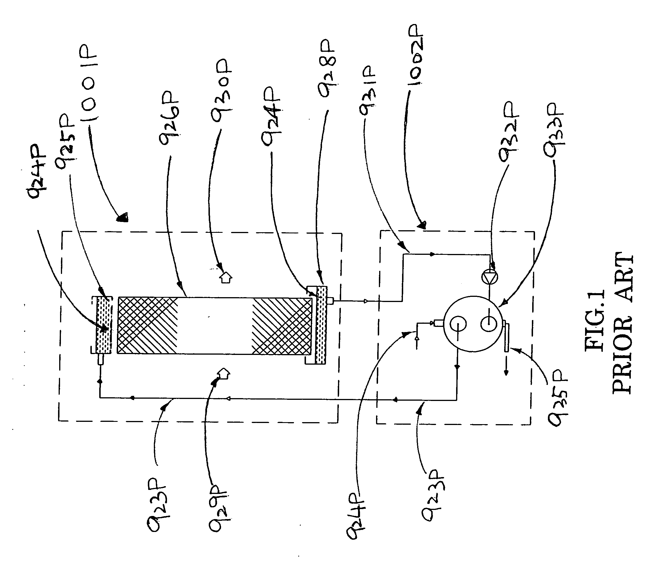 Air conditioning system with multiple-effect evaporative condenser