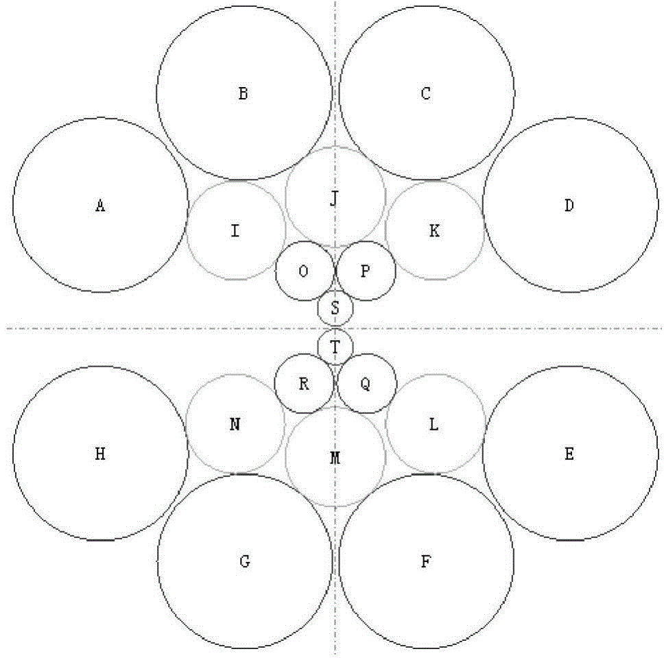 Online roll matching method and system of working rolls of twenty-roll Sendzimir mill