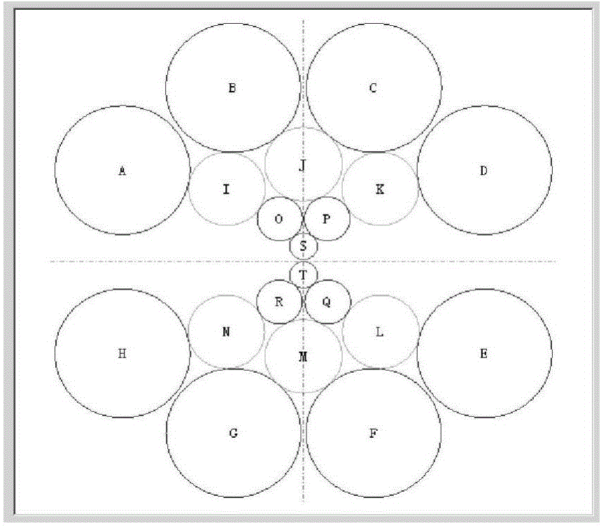 Online roll matching method and system of working rolls of twenty-roll Sendzimir mill