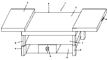 Extensible tea table