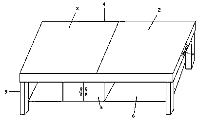 Extensible tea table