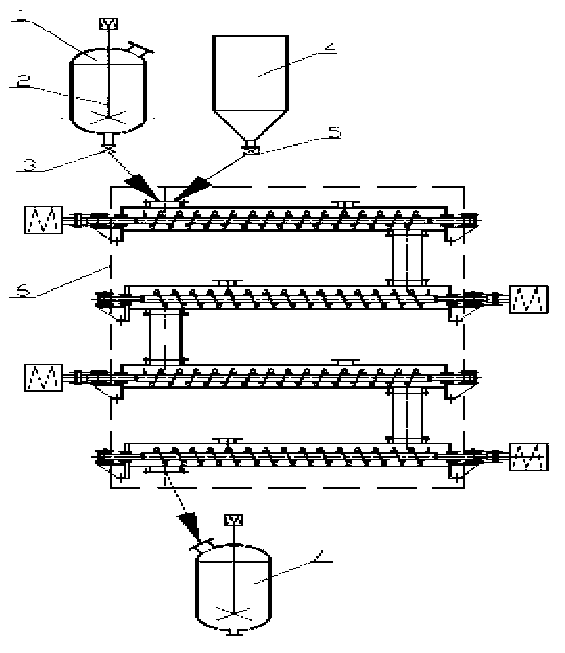 Reaction device and method for producing aluminum oxide