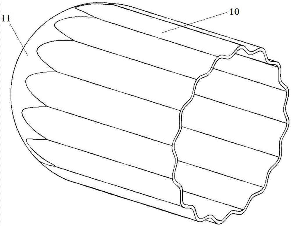 Fibrous-composite-wound pressure container with thin-walled metal lining and manufacturing process thereof